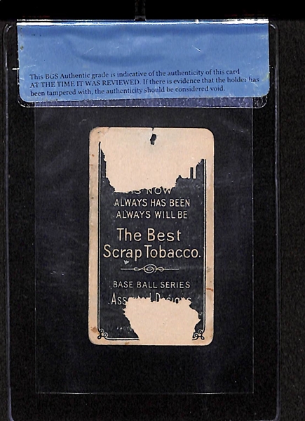 1909-11 T206 Ty Cobb - Bat Off Shoulder - Polar Bear Back - BVG Authentic - HOF