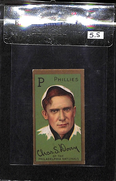 1911 T205 Charles Dooin - Piedmont Back - BVG 5.5