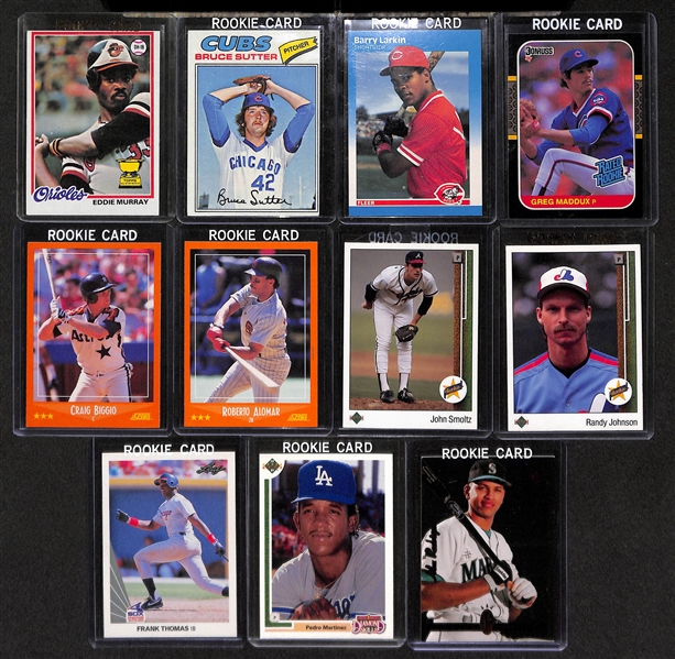 Lot Of 11 Baseball Stars Rookie Cards w. Eddie Murray