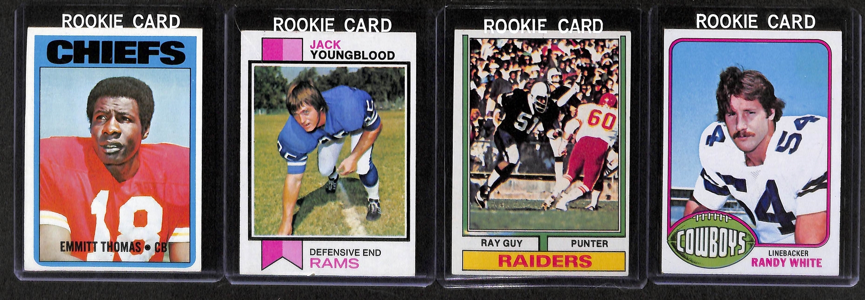 Lot Of 11 Football Stars Rookie Cards w. Ken Stabler