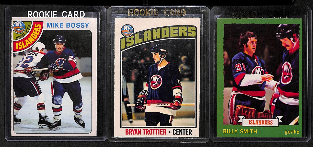 Lot Of 6 O-Pee-Chee New York Islanders Rookie Cards w. Mike Bossy
