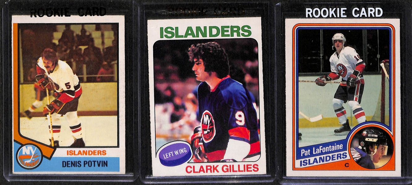 Lot Of 6 O-Pee-Chee New York Islanders Rookie Cards w. Mike Bossy