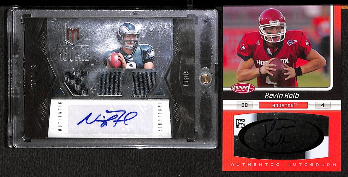 Lot Of 40 Football Auto & Relic Cards w. Nick Foles