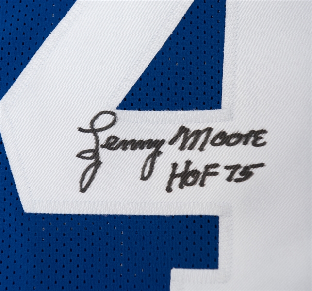 Lenny Moore Signed Baltimore Colts Jersey - JSA