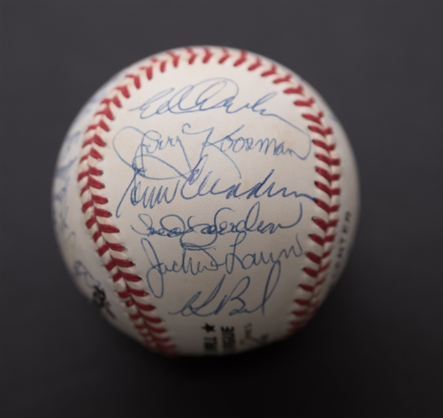 1969 Mets Championship Signed Baseball w. Nolan Ryan - JSA