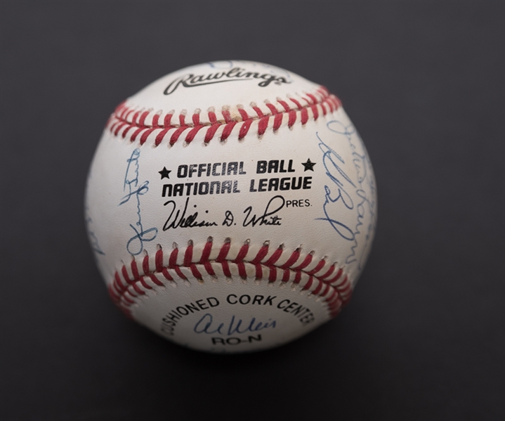 1969 Mets Championship Signed Baseball w. Nolan Ryan - JSA