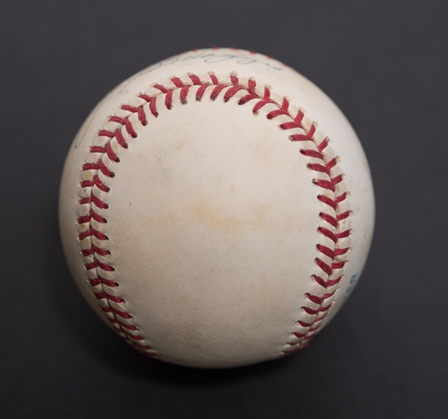 Joe DiMaggio Signed Official A.L. Baseball - JSA