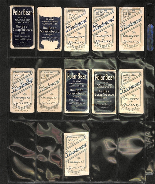 Lot Of 11 1909 T206 Chicago Cubs Cards w. Chance