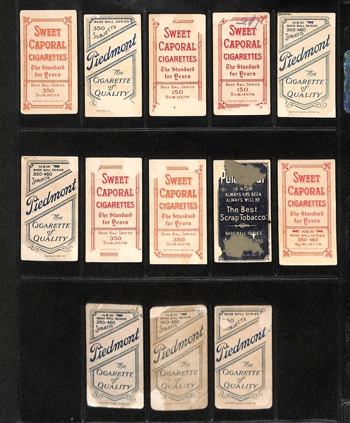 Lot Of 13 1909 T206 New York Giants Cards w. McGraw