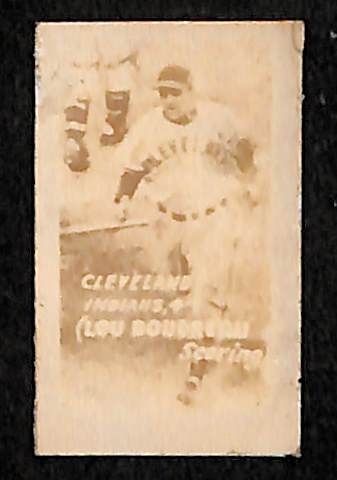 1948 Topps Magic #5 Lou Boudreau - Cleveland Indians 4-1 - Scoring