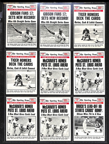 Lot Of 85 1968 & 1969 Topps Star Baseball Cards