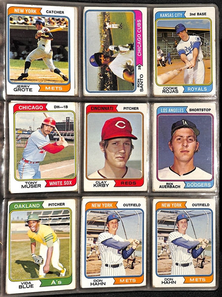 Huge Lot of 1969-1974 Topps Baseball Cards