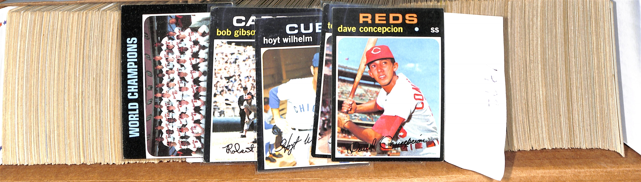 Lot Of 750 Baseball Cards From 1970-72 Topps