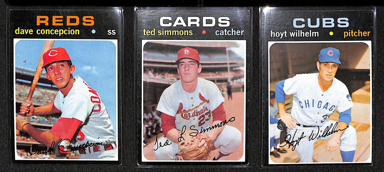 Lot Of 750 Baseball Cards From 1970-72 Topps