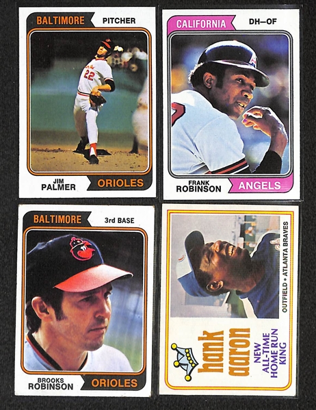 Lot Of 845 Baseball Cards From 1973 & 1974 Topps