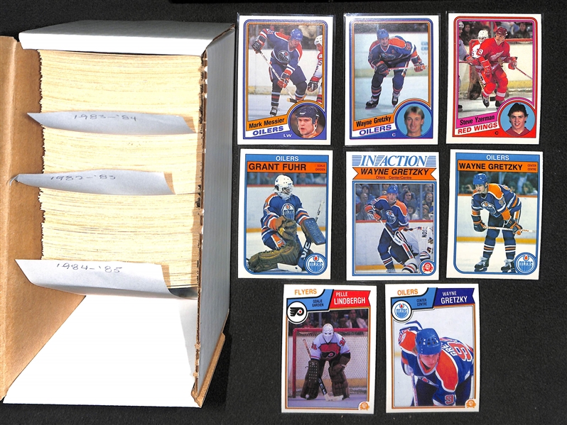Lot Of 270 1982/83 Through 1984/85 O-Pee-Chee Hockey Cards