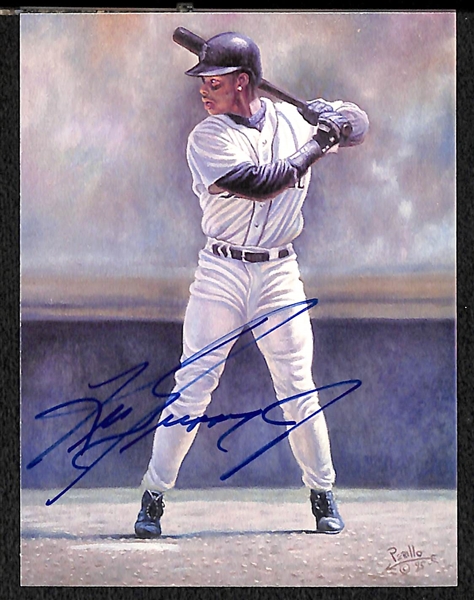 Ken Griffey Jr Signed 3 1/2 x 4 1/2 Oversized Art Card - JSA