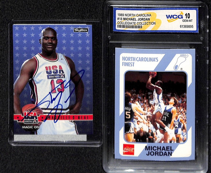Football & Basketball Cards & Signed Photos Lot