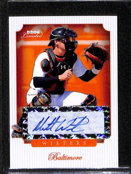 Lot Of 3 Orioles Stars Autograph Cards w. Cal Ripken Jr, Markakis, Wieters