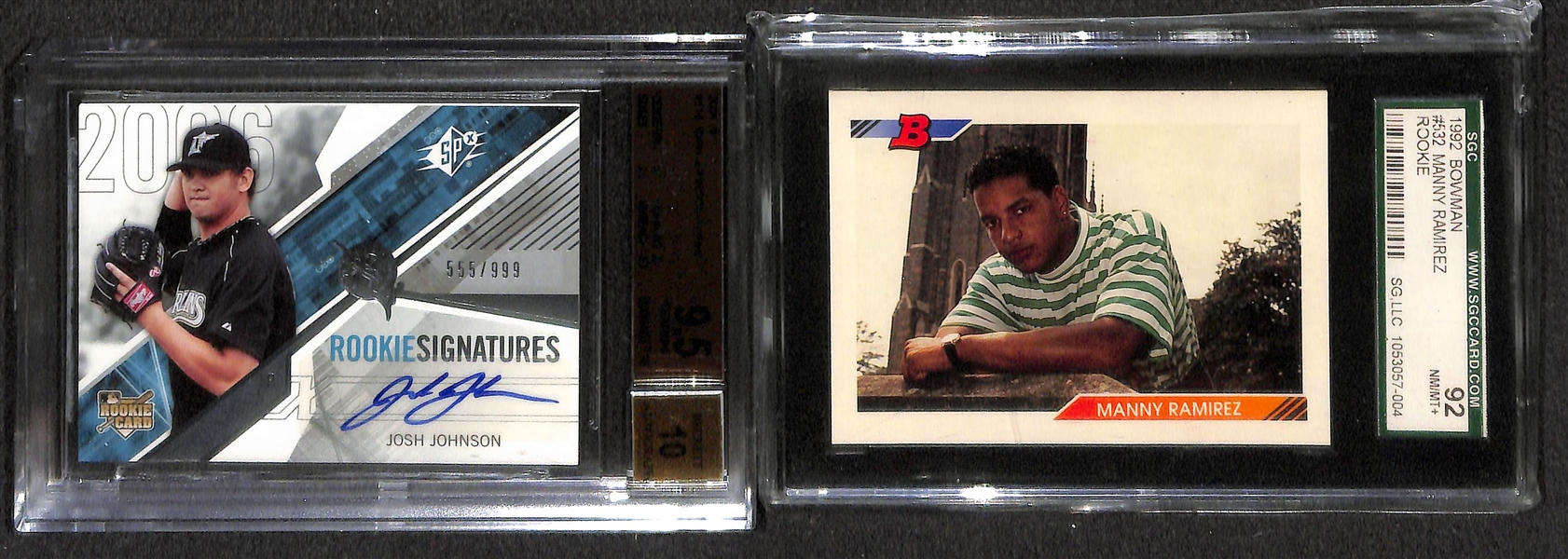 Lot Of 17 Baseball Graded Cards w. Rookies & Autos w. Jeter, Griffey Jr, Sosa (Leaf RC)