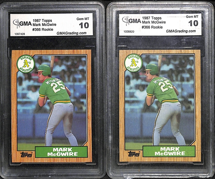 Lot Of 23 Baseball Graded Rookie Cards w. Frank Thomas. Maddux, Chipper Jones, Adam Jones, & more!