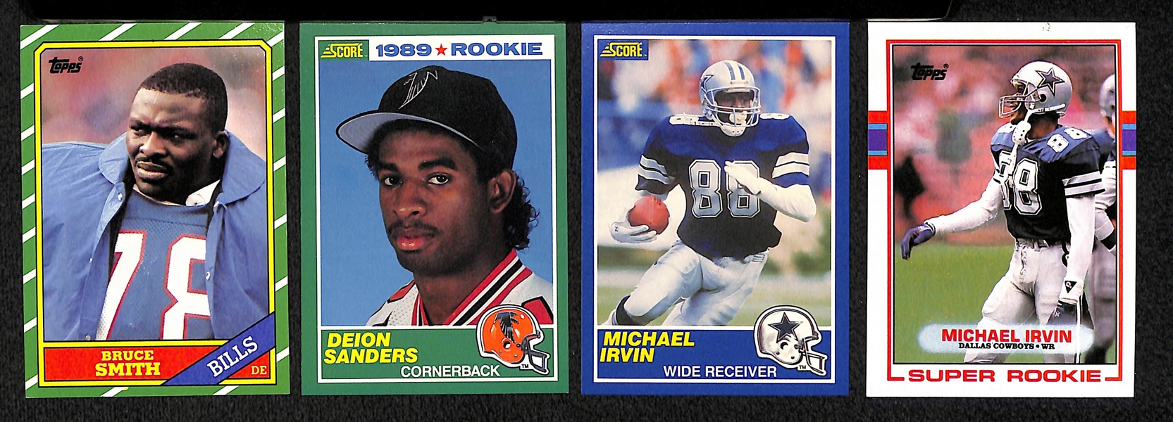 Lot Of 23 Football Stars Rookie Cards w. Jerry Rice Topps