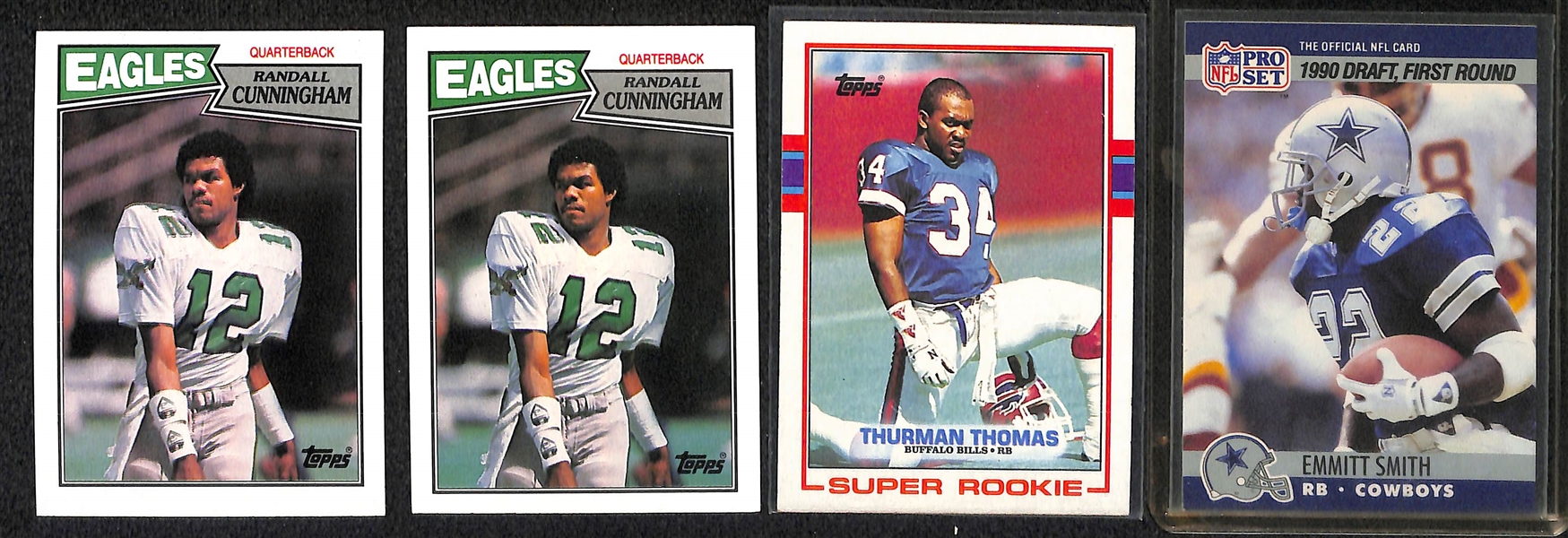 Lot Of 23 Football Stars Rookie Cards w. Jerry Rice Topps