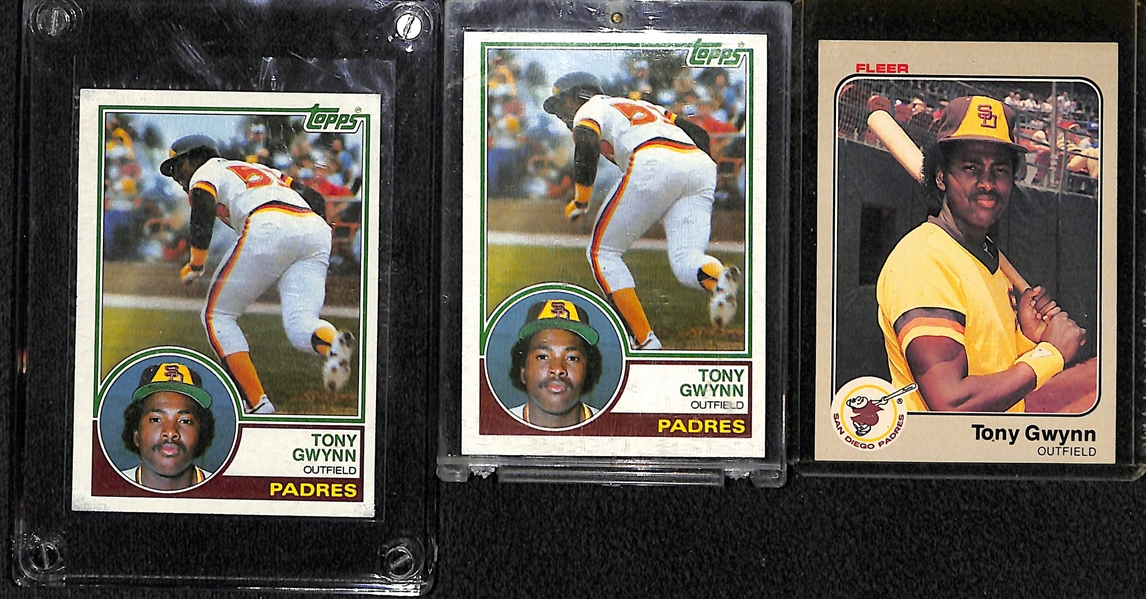 Lot Of 11 Tony Gwynn Rookie Cards