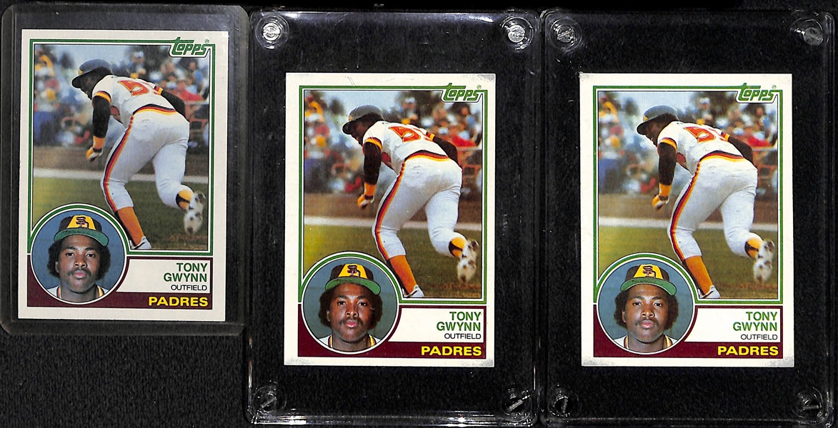Lot Of 11 Tony Gwynn Rookie Cards