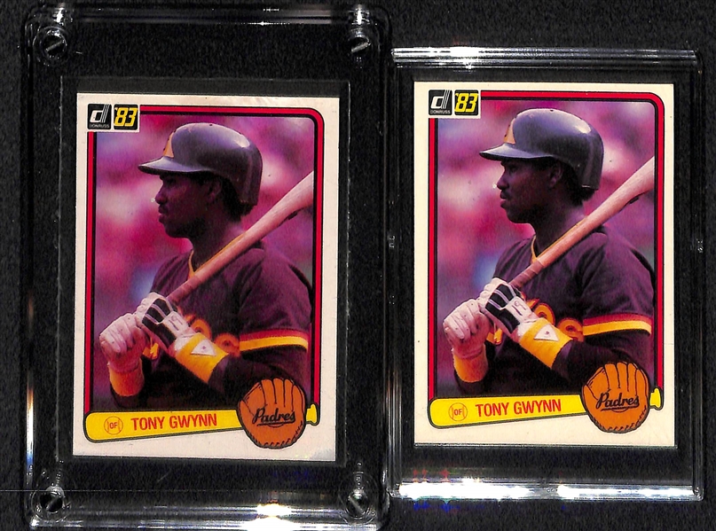Lot Of 11 Tony Gwynn Rookie Cards