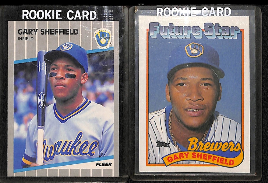 Lot Of 29 Baseball Stars Rookie Cards w. Griffey Jr & Mattingly