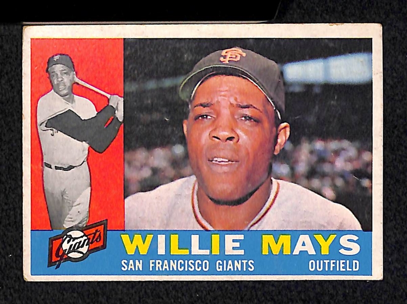 1960 Topps Willie Mays & 1959 Fence Busters w. Mays