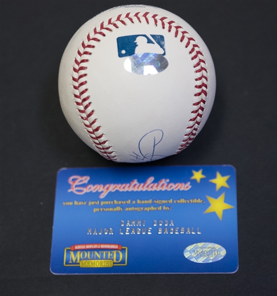 Lot Of 3 Baseball Stars Signed Baseballs w. Sammy Sosa (Mounted Memories)
