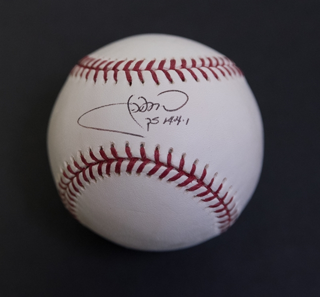 Lot Of 4 Signed Official MLB Baseballs w. Jimmy Rollins