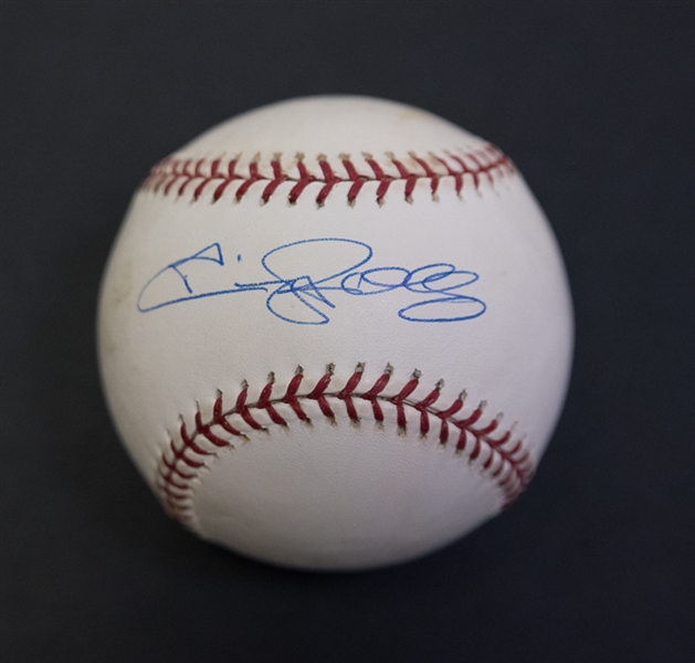 Lot Of 4 Signed Official MLB Baseballs w. Jimmy Rollins