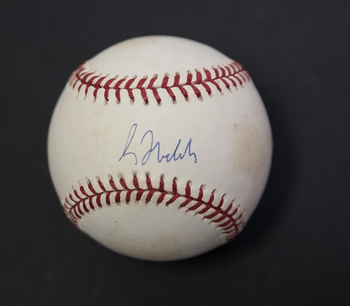Lot Of 3 Baseball Stars Signed Baseballs - Randy Johnson, Greg Maddux, & Mark Wohlers