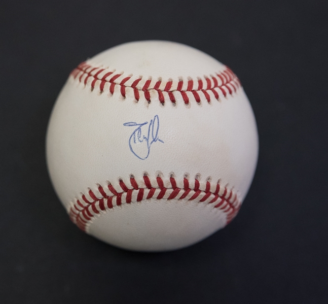 Lot Of 3 Baseball Stars Signed Baseballs - Randy Johnson, Greg Maddux, & Mark Wohlers