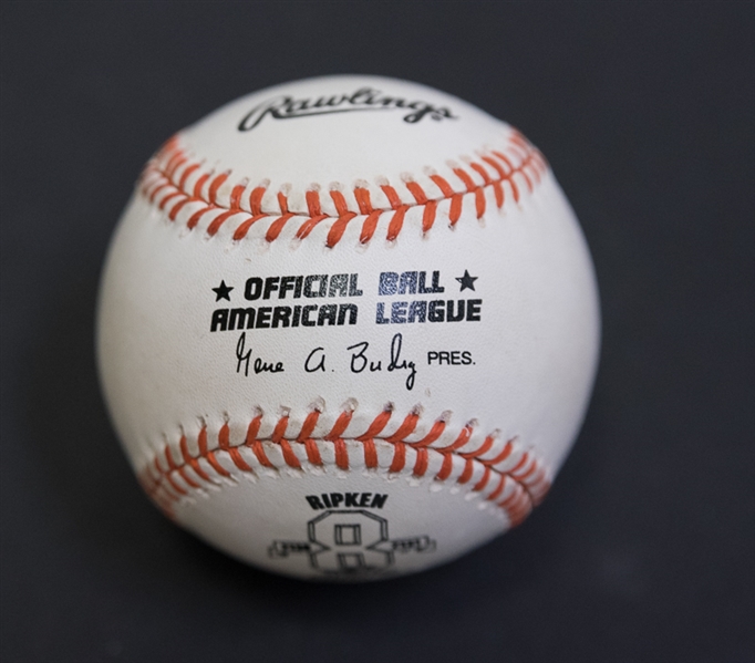 Lot Of 2 Signed Baseballs - Cal Ripken Jr & Brooks Robinson - JSA