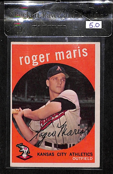 1959 Topps #202 Roger Maris BVG 5