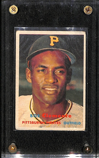 1957 Topps #76 Roberto Clemente Card