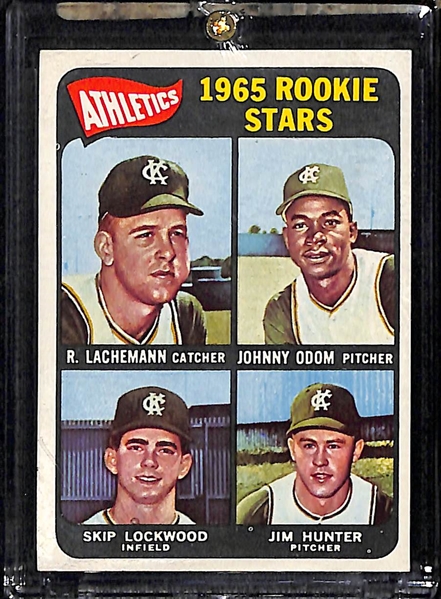 Catfish Hunter & Tony Perez 1965 Topps Rookie Cards
