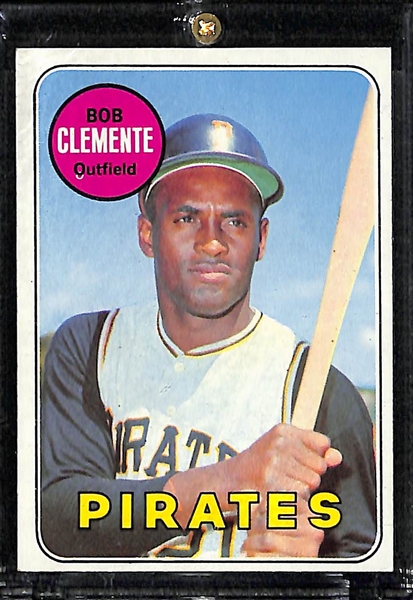 1969 Topps Willie Mays & Roberto Clemente Cards