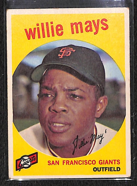 1959 Topps #50 Willie Mays Card