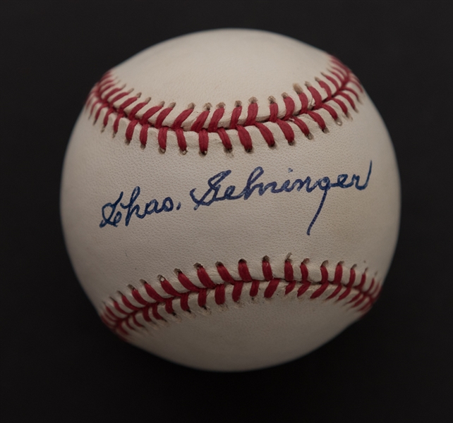 Lot Of 3 Hall of Famer Single Signed Baseballs w. Gehringer, Killebrew, & Carter