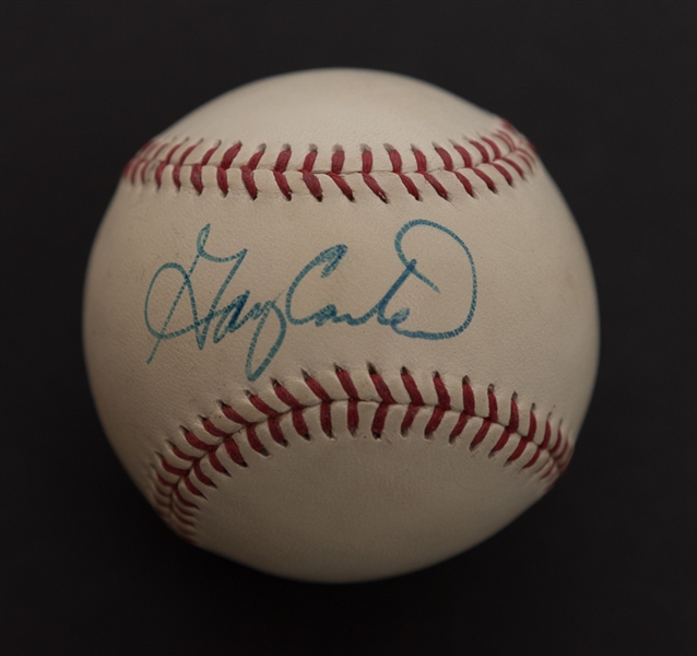 Lot Of 3 Hall of Famer Single Signed Baseballs w. Gehringer, Killebrew, & Carter