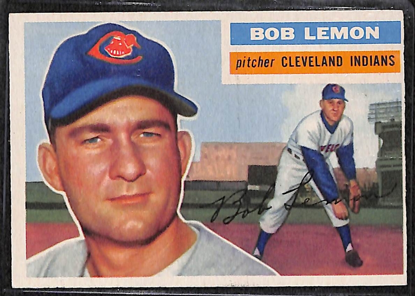 Lot of 72 1956 Topps Baseball Cards w. Early Wynn