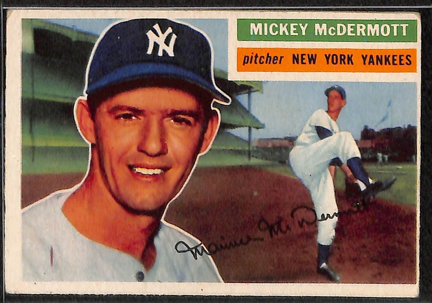 Lot of 72 1956 Topps Baseball Cards w. Early Wynn