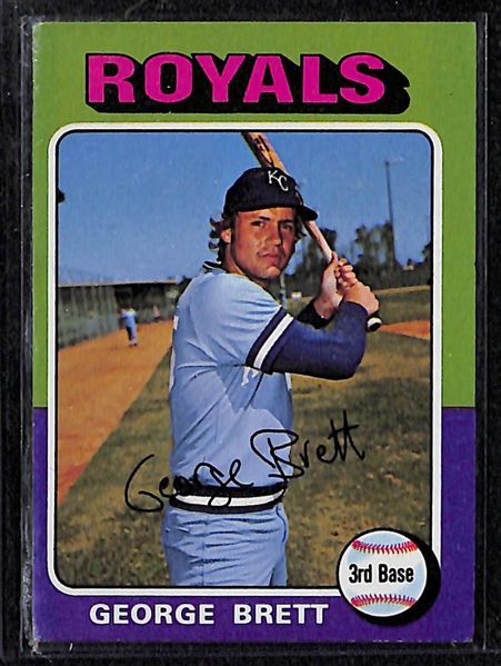 1975 Topps Complete Baseball Set w. Robin Yount & George Brett Rookie Cards