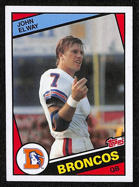 1984 Topps Complete Football Set w. Elway, Marino, & Dickerson Rookie Cards