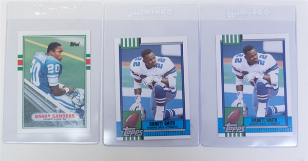 1989 Topps Traded & 2 1990 Topps Football Traded Card Sets